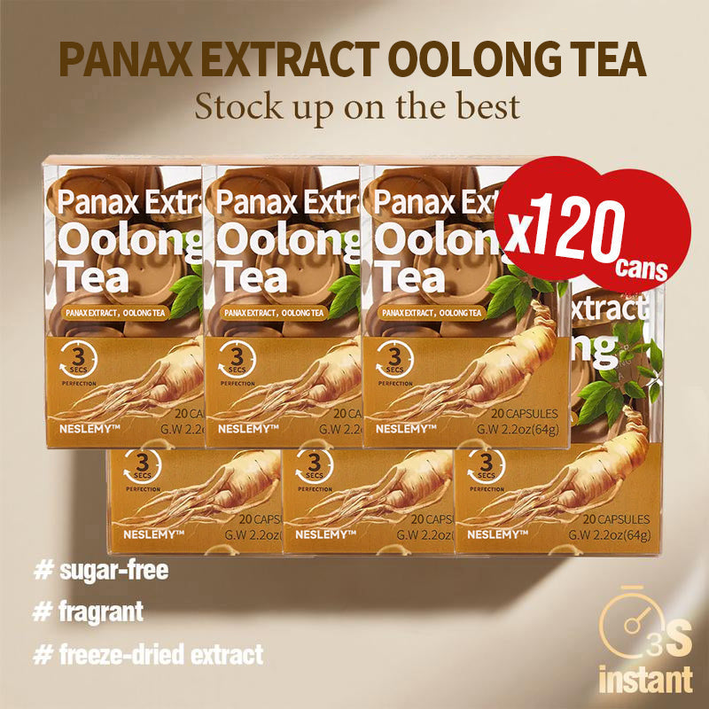 Panax Extract Oolong Energy & Strength Tea — Boost Your Vitality