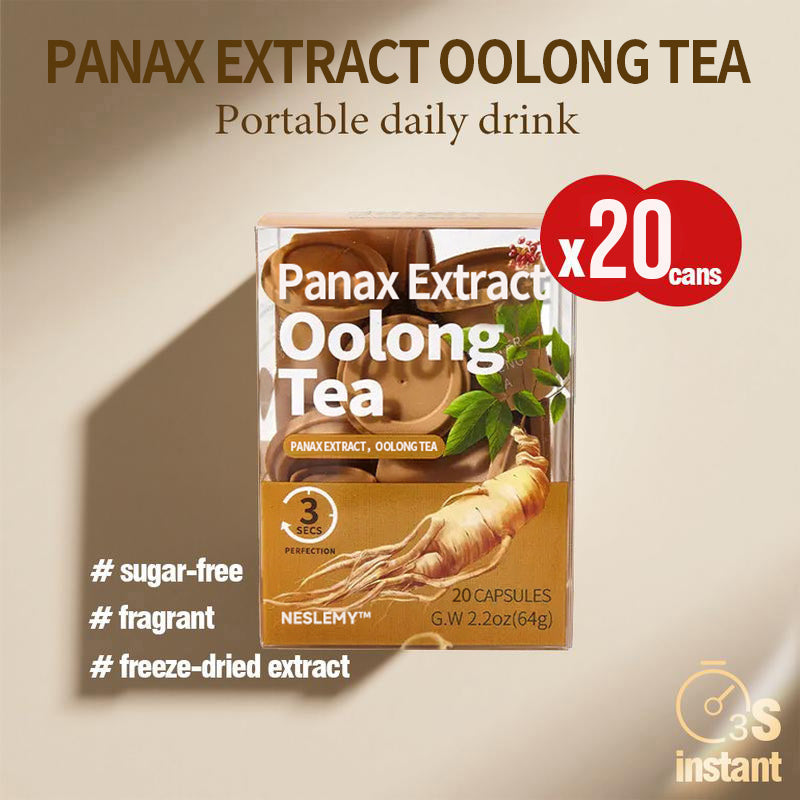 Panax Extract Oolong Energy & Strength Tea — Boost Your Vitality
