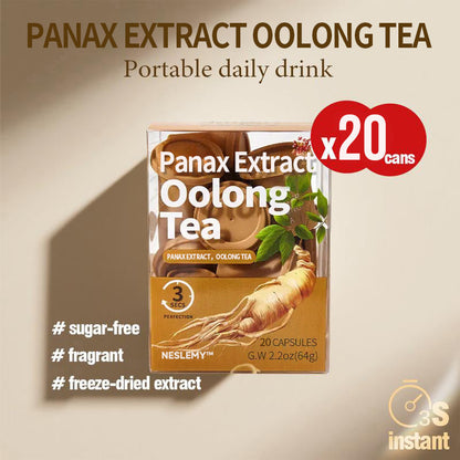 Panax Extract Oolong Energy & Strength Tea — Boost Your Vitality