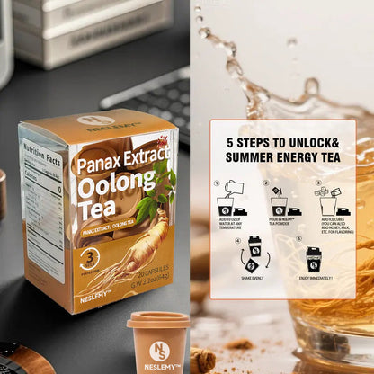 Panax Extract Oolong Energy & Strength Tea — Boost Your Vitality