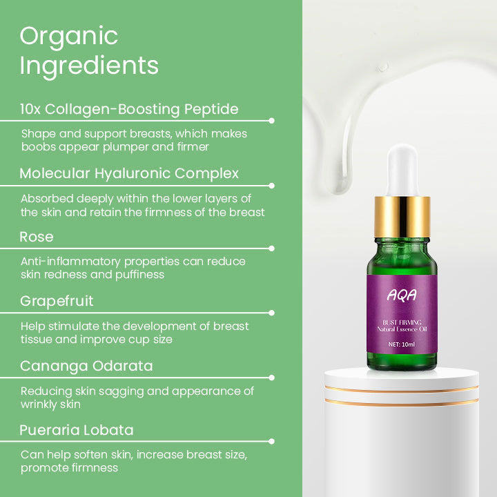 （Limited Time Discount 🔥 Last Day) AQA™ Bust Firming Natural Essence Oil